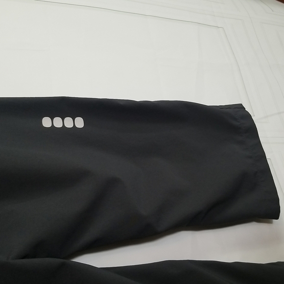 Nike WMS Small Dri Fit Capri Pants Gray Front Zip Vented Running Athletic - Picture 7 of 15